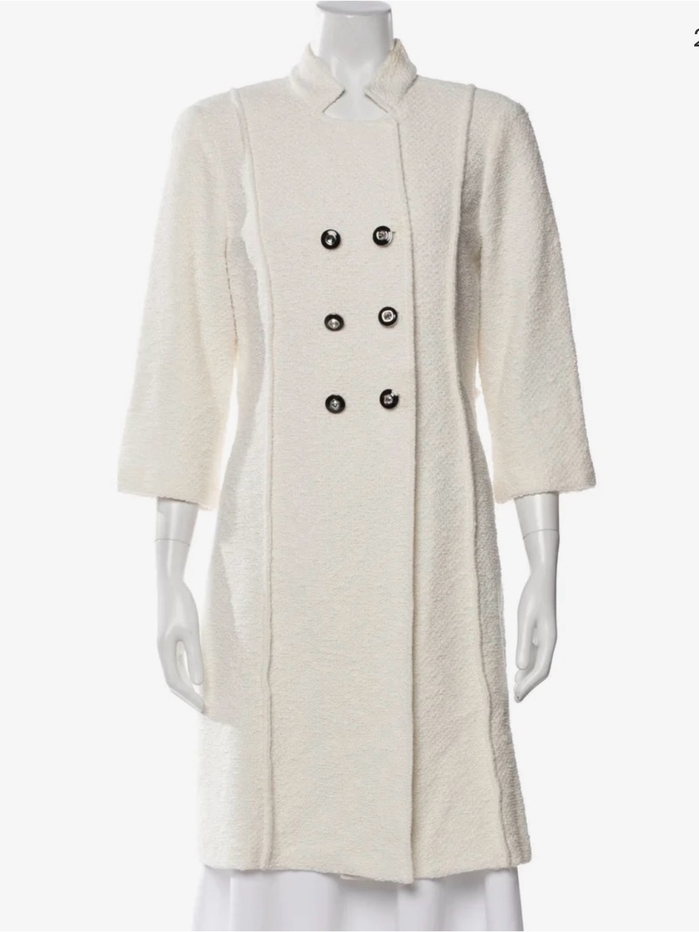 St. John Tweed Pattern Coat size 2